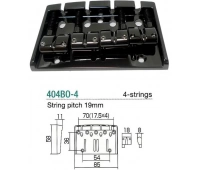 Бридж для 4-струнной бас гитары GOTOH 404BO-4-B