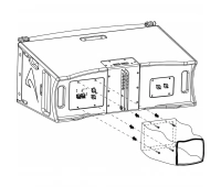 Чехол для защиты кабелей активной АС Axiom RAINCOV2010PW