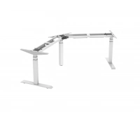 Основание стола для работы стоя и сидя, L-образное, с электроприводом на телескопических опорах ErgoFount BSSD-L10-120/33 W