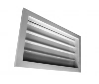 Алюминиевая настенная инерционная решетка SHUFT GA 700x400