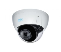 Видеокамера IP купольная RVi RVi-1NCDX4338 (2.8) white