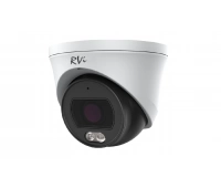 Видеокамера IP купольная RVi RVi-1NCEL4074 (2.8) white