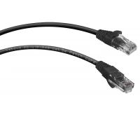 Патч-корд медный CABEUS PC-UTP-RJ45-Cat.5e-0.15m-BK (8990c)