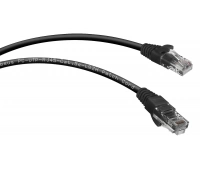 Патч-корд медный CABEUS PC-UTP-RJ45-Cat.5e-0.15m-BK-LSZH (9534c)