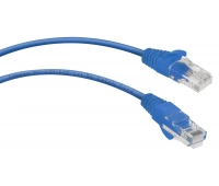 Патч-корд медный CABEUS PC-UTP-RJ45-Cat.5e-0.15m-BL (8989c)