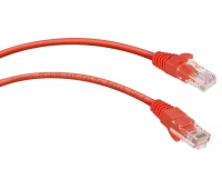 Патч-корд медный CABEUS PC-UTP-RJ45-Cat.5e-0.5m-RD (7668c)