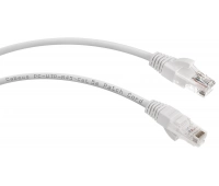 Патч-корд медный CABEUS PC-UTP-RJ45-Cat.5e-0.5m-WH (7665c)