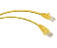 Патч-корд медный CABEUS PC-UTP-RJ45-Cat.5e-0.5m-YL-LSZH (9496c)