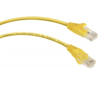 Патч-корд медный CABEUS PC-UTP-RJ45-Cat.5e-1.5m-YL (7695c)