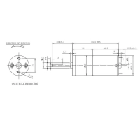 Makeblock 25mm DC Motor Pack-Blue