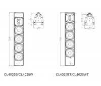 2-полосная акустическая система FDB CL4025WT