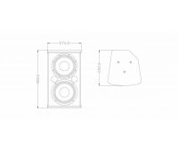 Пассивная 2-полосная акустическая система FDB S208