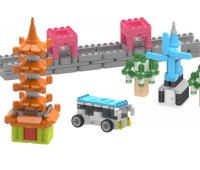 Комплект конструкторского уголка Botzees Construction Corner Playsets