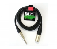 Кабель аудио JACK stereo - XLR штекер AVC Link CABLE-957/1-Black