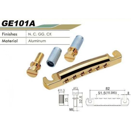 Струнодержатель stop bar GOTOH GE101A-C