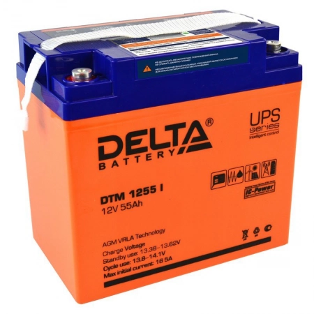 Аккумулятор герметичный свинцово-кислотный Delta Delta DTM 1255 I