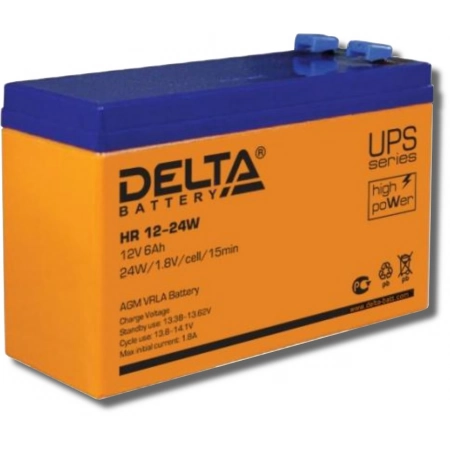 Аккумулятор герметичный свинцово-кислотный Delta Delta HR 12-24 W