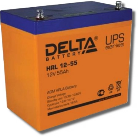 Аккумулятор герметичный свинцово-кислотный Delta Delta HRL 12-55 X