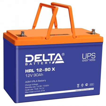 Аккумулятор герметичный свинцово-кислотный Delta Delta HRL 12-90 X