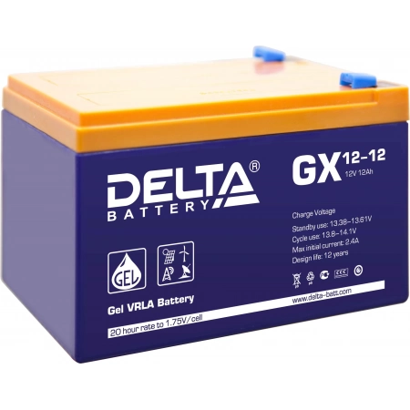 Аккумулятор герметичный свинцово-кислотный Delta Delta GX 12-12