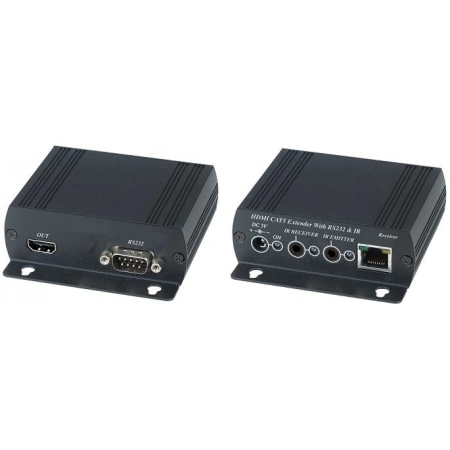 Комплект для передачи HDMI-сигнала и RS232 SC&T HE02