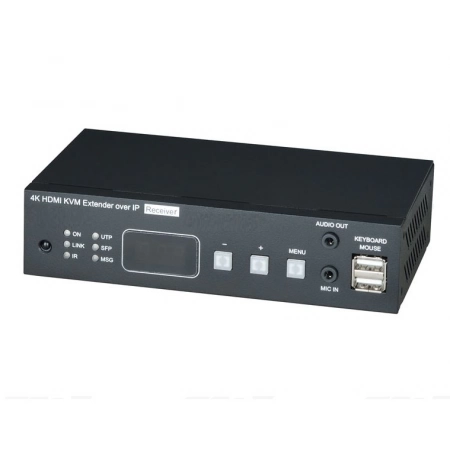 Удинитель HDMI, USB, аудио, RS232, ИК-сигналов SC&T HKM02BPR-4K
