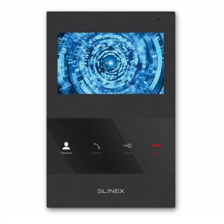 Монитор домофона цветной SLINEX SQ-04M (черный)