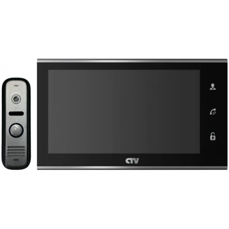 Комплект видеодомофона CTV CTV-DP2702MD B (чёрный)