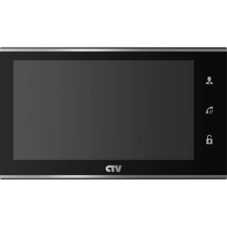 Монитор домофона цветной с функцией «свободные руки» CTV CTV-M2702MD (цвет черный)