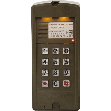 Вызывная панель аудиодомофона VIZIT БВД-310F