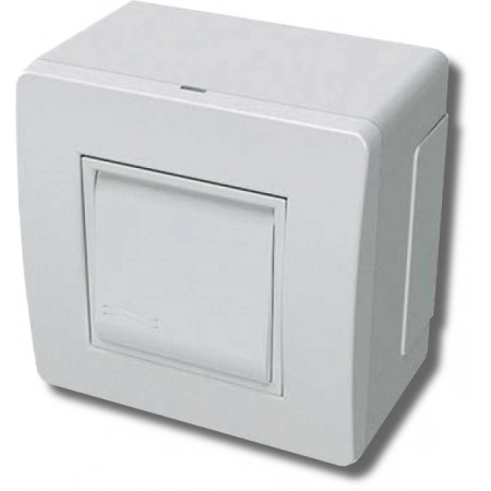 Коробка в сборе ДКС Коробка в сборе с выключателем, белая (10002)