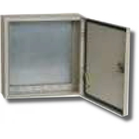 Шкаф металлический с монтажной платой IEK ЩМП-4.4.1-0 74 У2 IP54, 400x400x150 (YKM40-441-54)