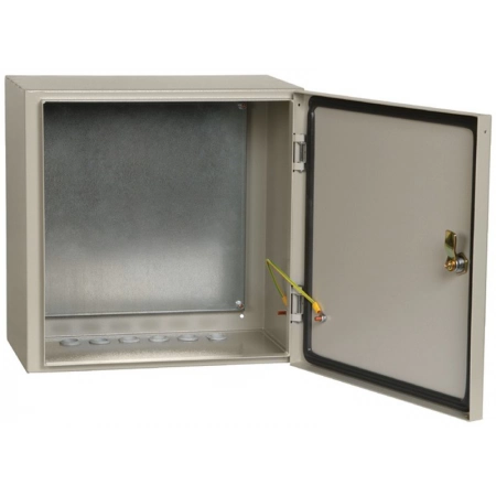Шкаф металлический с монтажной платой IEK ЩМП-4.4.2-0 74 У2 IP54, 400x400x250 (YKM40-442-54)