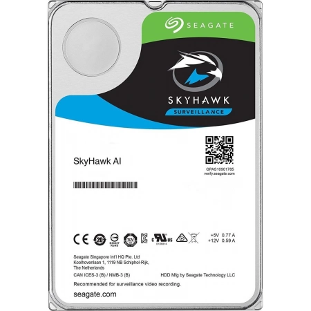 Жесткий диск (HDD) для видеонаблюдения Seagate HDD 14000 GB (14 TB) SATA-III SkyHawkAI (ST14000VE0008)