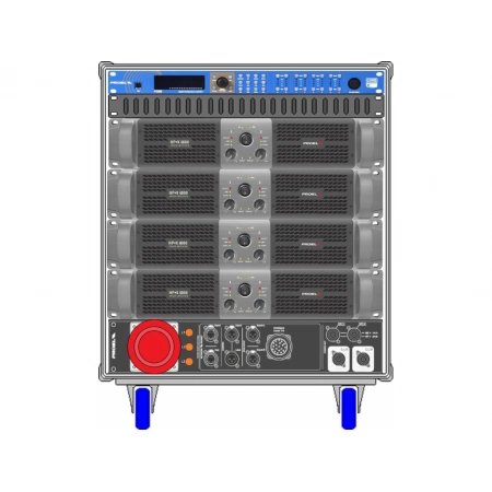 Главный рэковый шкаф 9U Axiom AXRACKM3