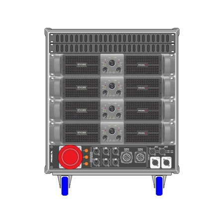 Вспомогательный рэковый шкаф 9U Axiom AXRACKS3