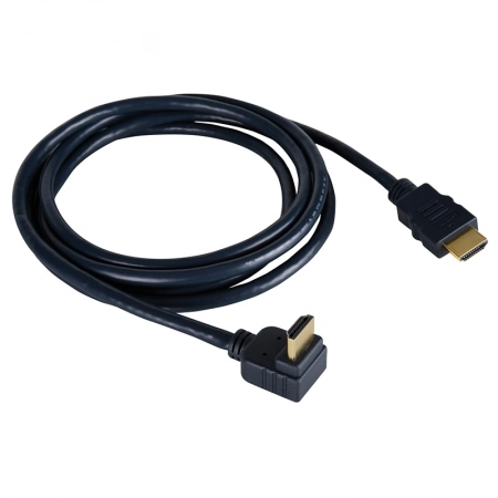 Высокоскоростной кабель HDMI 4K/60 (4:4:4) и Ethernet (вилка-вилка), угловой разъем Kramer C-HM/RA-3