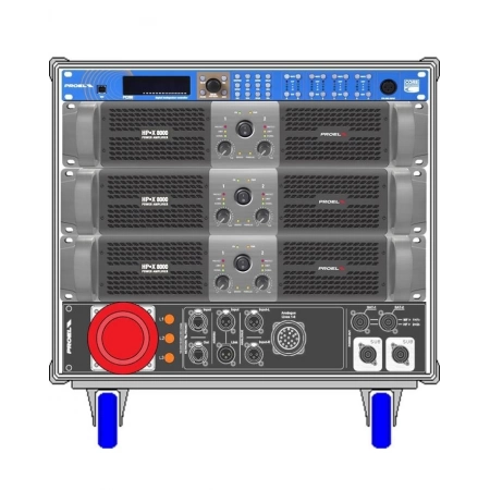 Главный рэковый шкаф 9U Axiom AXRACKM1