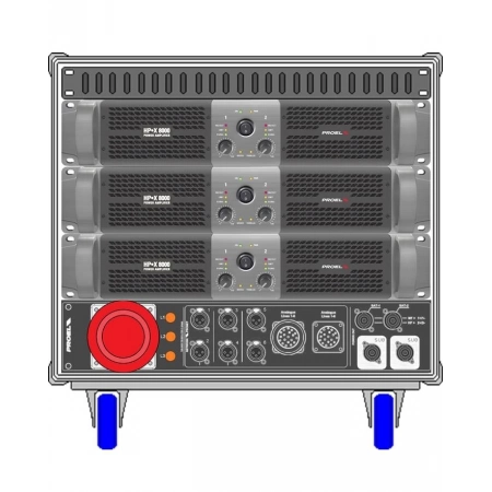 Вспомогательный рэковый шкаф 9U Axiom AXRACKS1