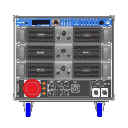 Главный рэковый шкаф 9U Axiom AXRACKM2