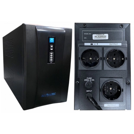 Источник бесперебойного питания Accordtec UPS-220/1200VA