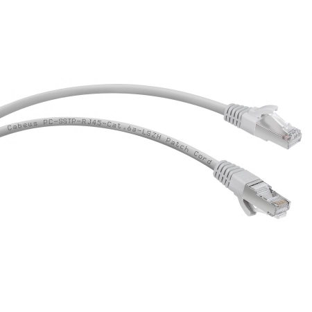 Патч-корд медный CABEUS PC-SSTP-RJ45-Cat.6a-0.5m-LSZH (7900c)