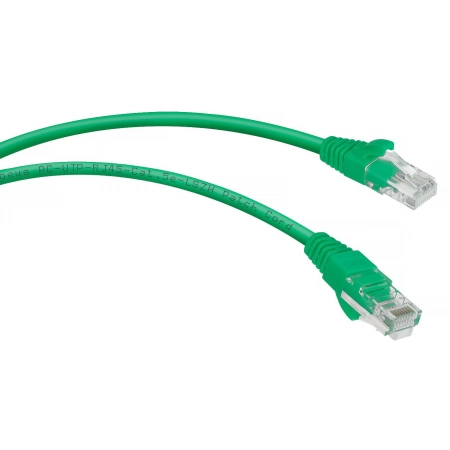 Патч-корд медный CABEUS PC-UTP-RJ45-Cat.5e-0.15m-GN-LSZH (9502c)