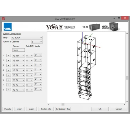 Изображение 3 (Комплект линейного массива YMESYSTEMS YOGA X Passive 2+1 System)