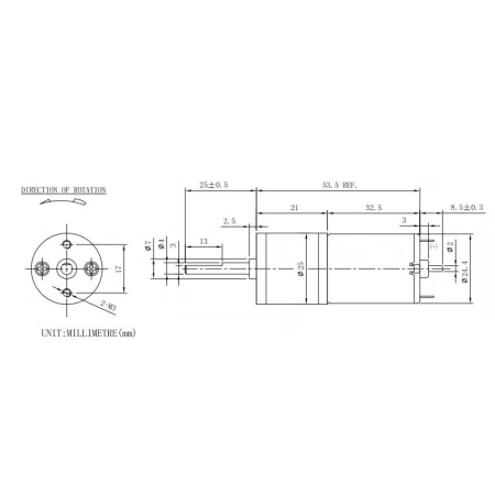 Изображение 2 (Ресурсный набор Makeblock 25mm DC Motor Pack-Blue)