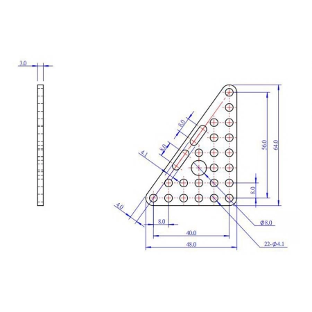 Изображение 2 (Треугольная пластина Makeblock Triangle Plate 6*8)