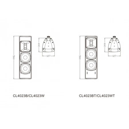 Изображение 2 (2-полосная акустическая система FDB CL4023WT)