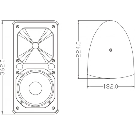 Изображение 3 ( 2-полосная акустическая система FDB ES106WT)