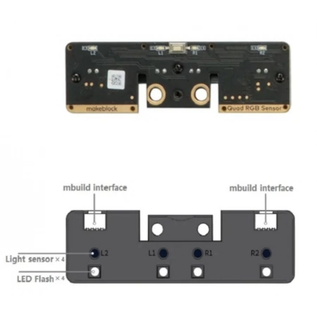 Изображение 1 (Датчик линии и цвета Makeblock Quad RGB Sensor)